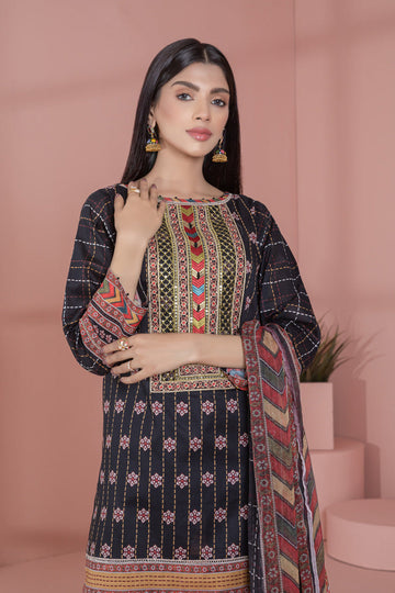 Bonanza Satrangi Black Lawn Suit Ask222p06 Eid Pret 2022 Online Shopping